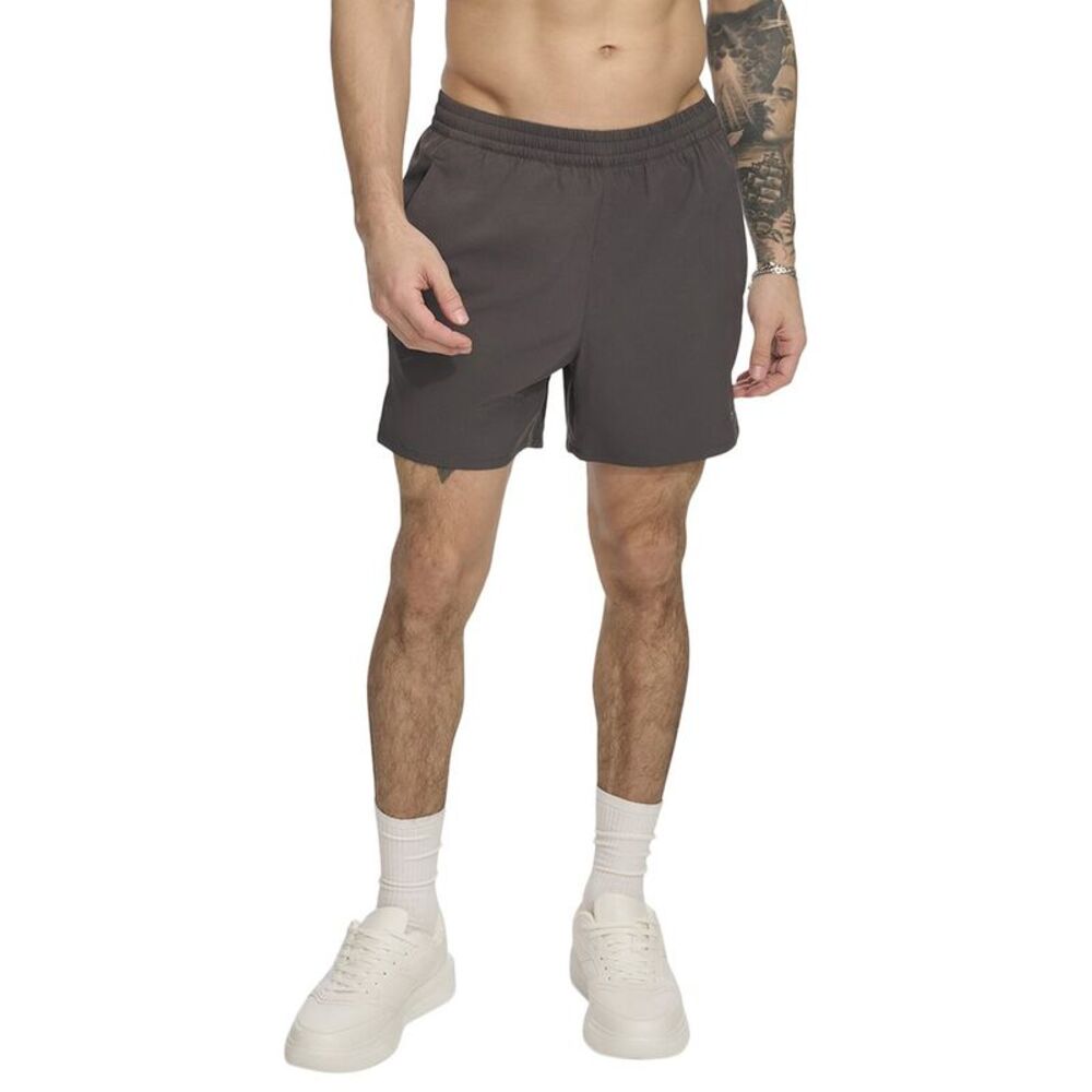 Dkny Mens Hybrid Volley Active Swim Trunk, Grey